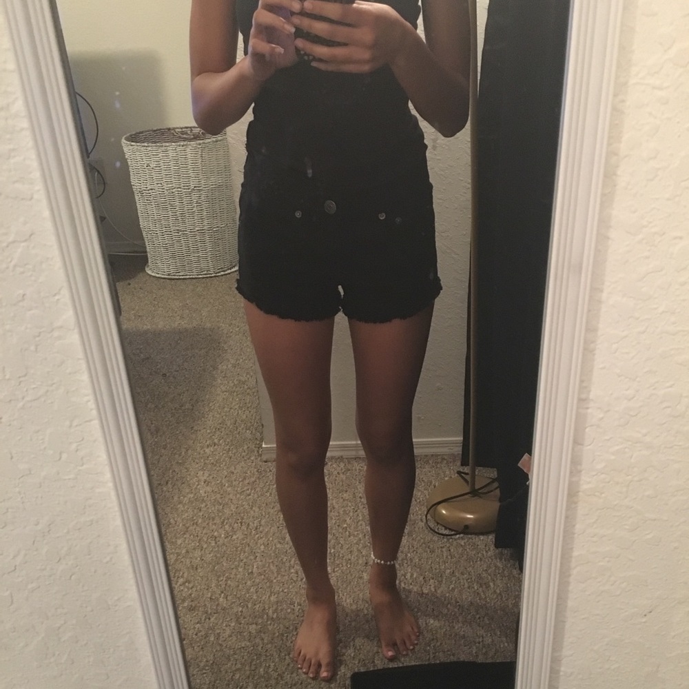Black shorts